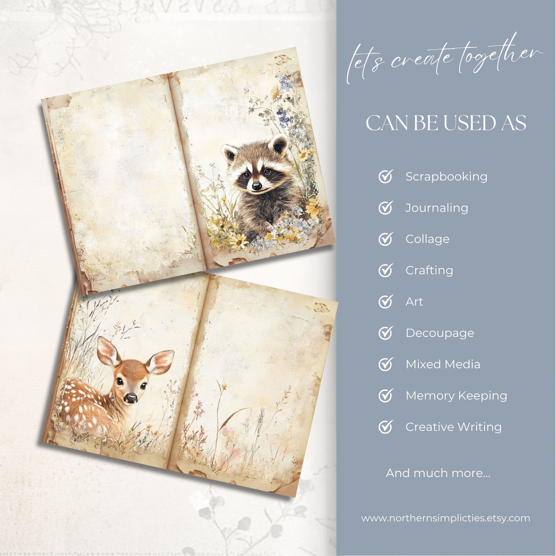 Wandering Meadow Journal Pages