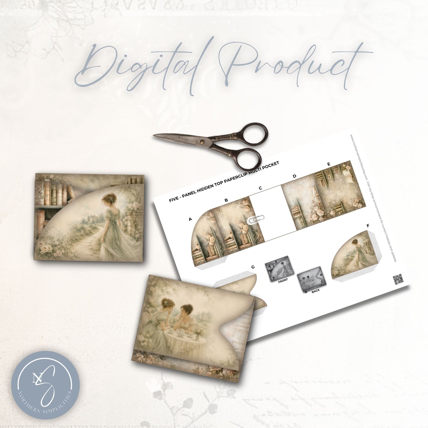 Regency Sense Hidden Paperclip Ephemera