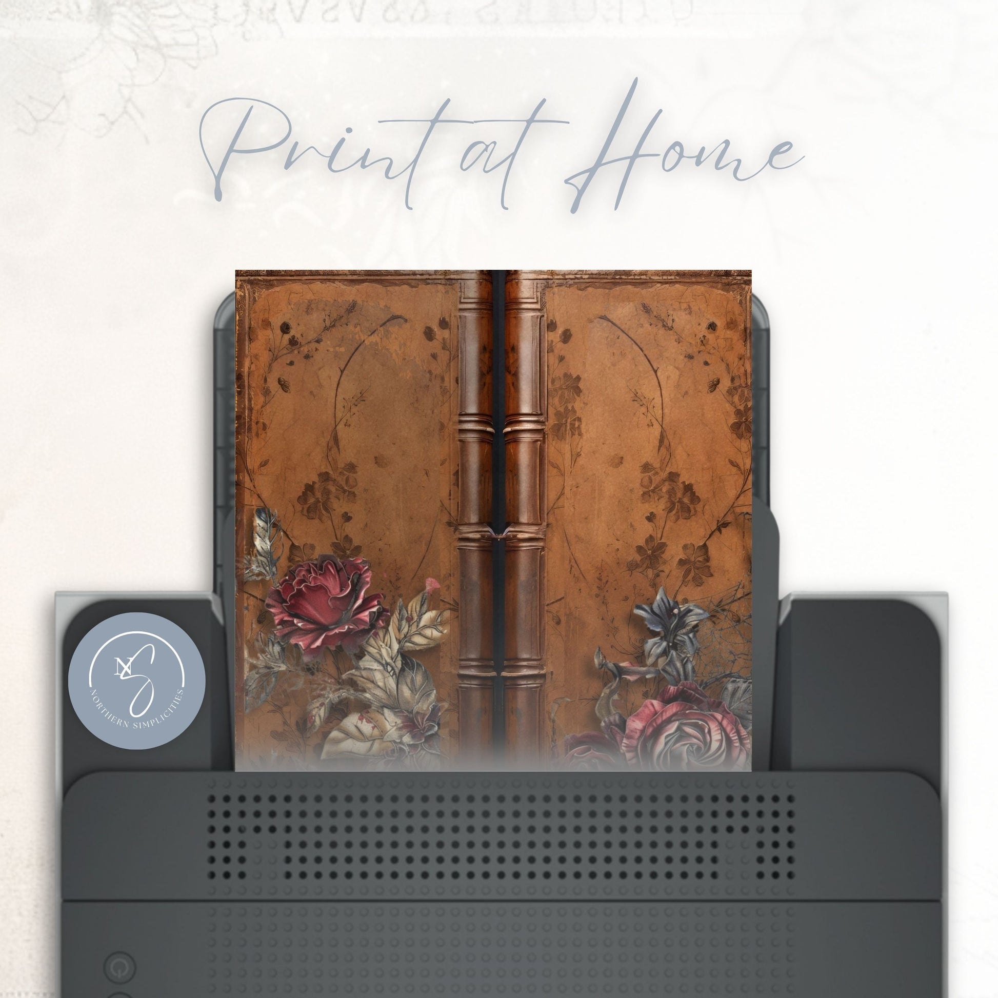 Haunted Blooms Tall Journal Cover