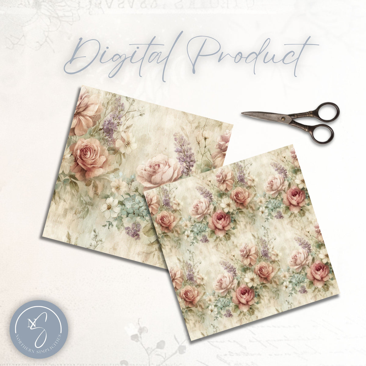 Rococo Garden Seamless Papers
