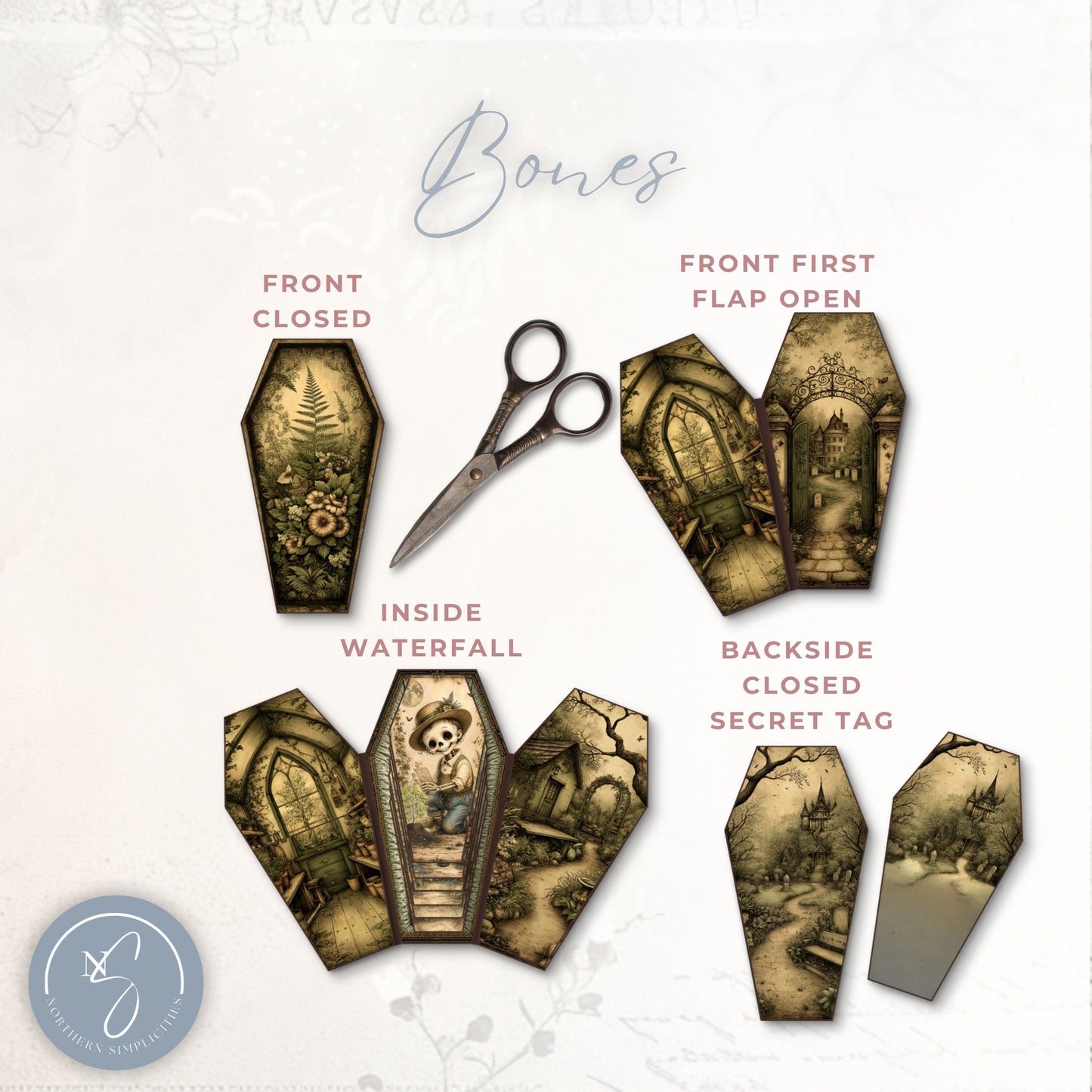 Midnight Manor Collection Waterfall Hidden Paperclip Bundle