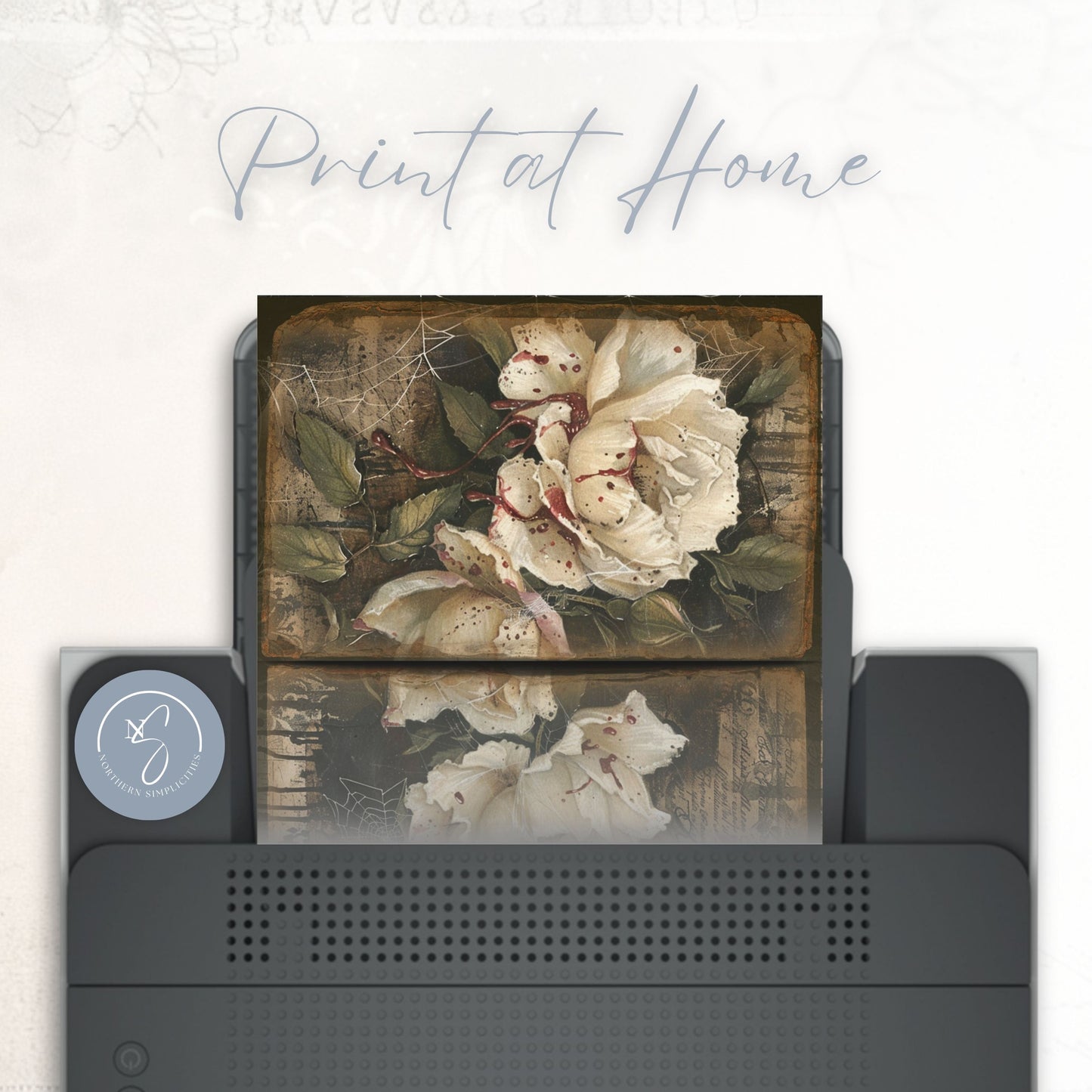 Haunted Blooms Journal Pages