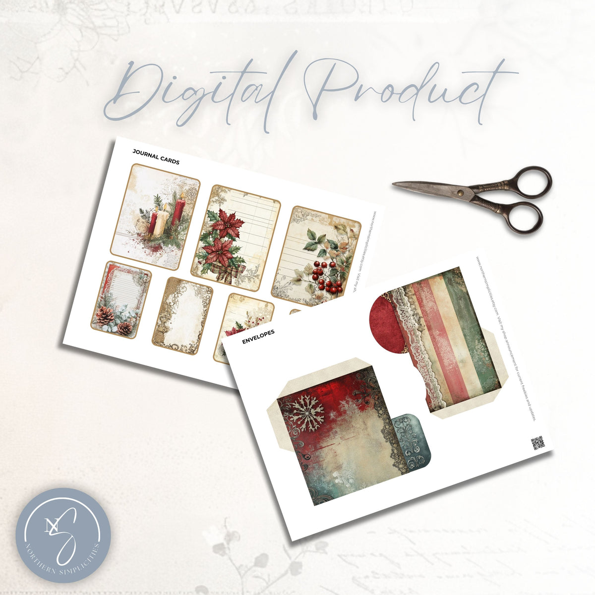 Poinsettia Perfection Cards & Envelopes