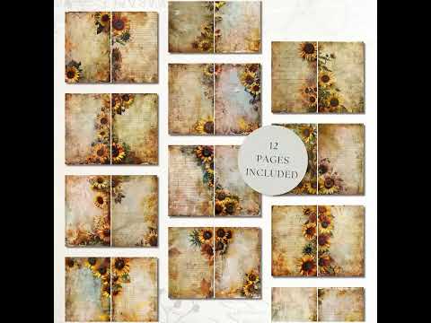 Sunflower Bliss Journal Papers product preview