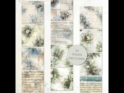 Winter Melodies Seamless Papers product preview