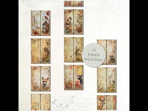 Enchanted Woodland Tall Journal Pages product preview