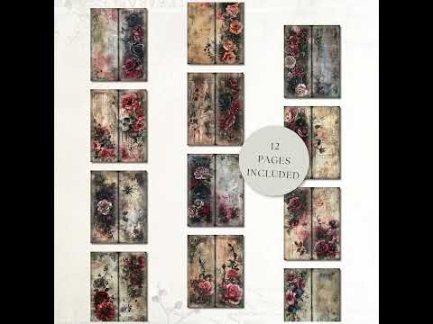 Haunted Blooms Tall Journal Pages product preview