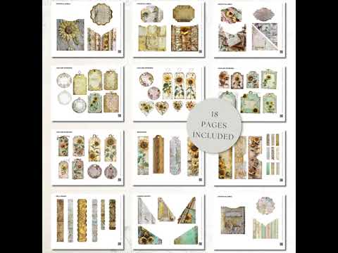 Sunflower Bliss Ephemera product preview