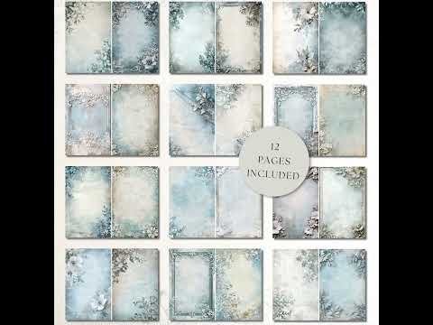 Frosted Elegance Journal Papers product preview