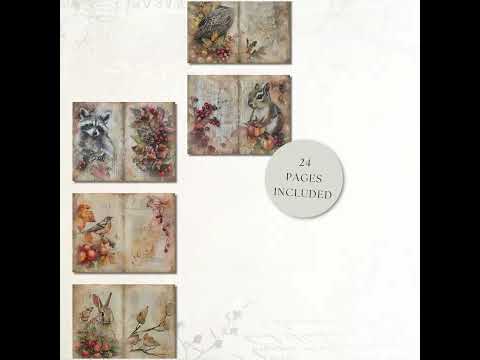 Enchanted Woodland Junk Planner product preview