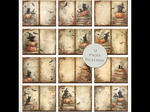 Stacked Spooks Journal Pages product preview