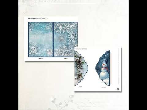 Frosty Friends Junk Journal Folio Kit product preview