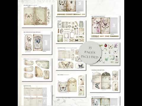 Nature’s Song Junk Journal Folio Kit product preview
