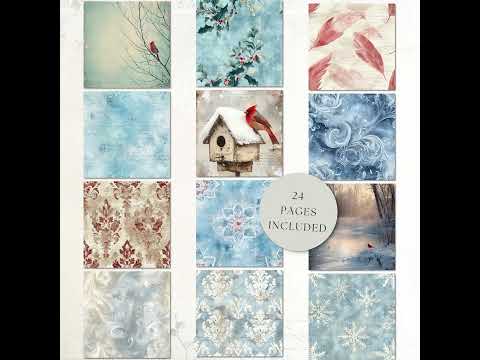 Cardinal Whispers Seamless Papers product preview