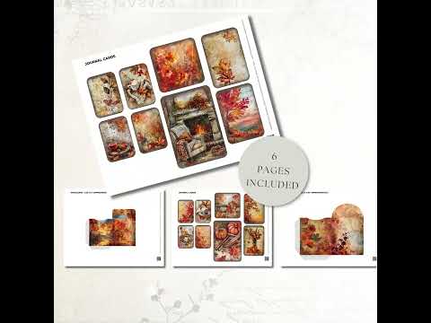 Autumn Whimsy Journal Cards and Envelopes product preview