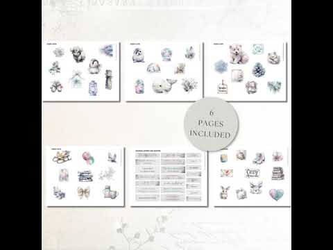 Arctic Kiss Fussy Cuts and Journal Quotes product preview