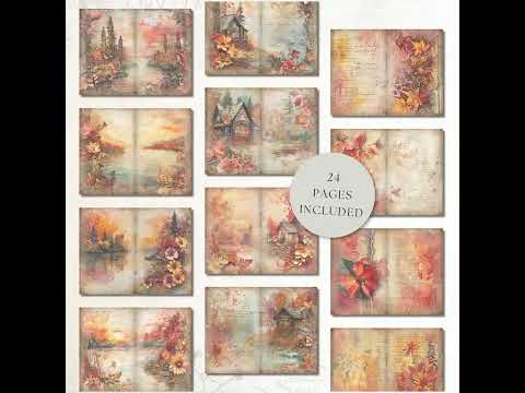 Autumn Whimsy Junk Planner product preview