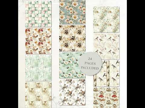 Wandering Meadow Seamless Papers product preview