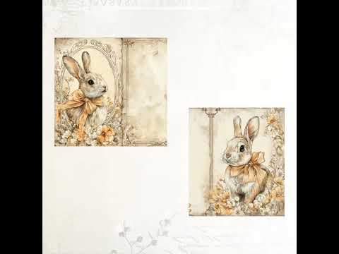 Heirloom Bunny Journal Papers product preview