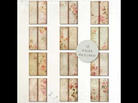 Valentine's Rose Tall Journal Pages product preview