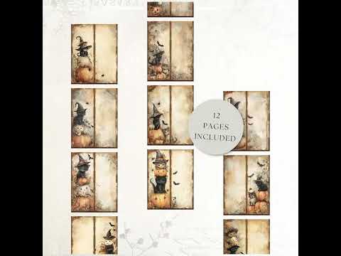 Stacked Spooks Tall Journal Pages product preview