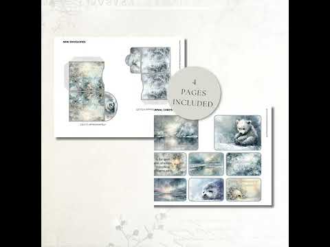 Arctic Kiss Journal Cards and Mini Envelopes product preview