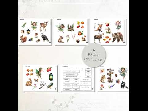 Enchanted Woodland Fussy Cuts product preview
