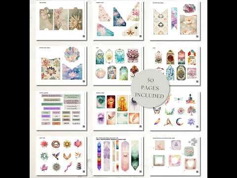 Lotus Awakening Junk Journal Kit product preview