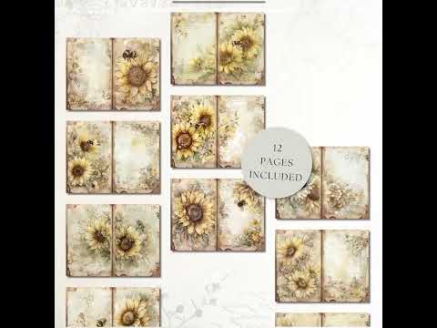 Honey Garden Journal Pages product preview