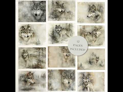 Northern Howl Journal Papers product preview
